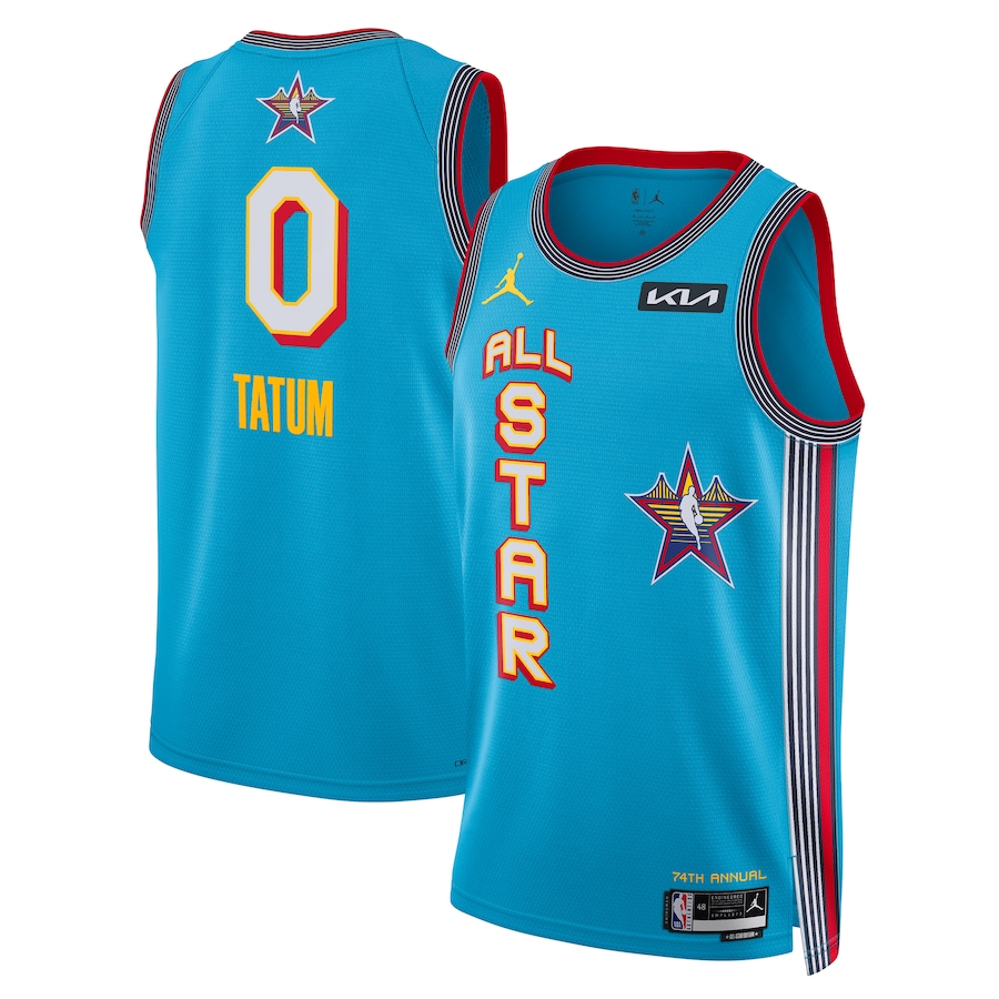 Unisex Jayson Tatum Light Blue 2025 NBA All-Star Game Swingman Jersey