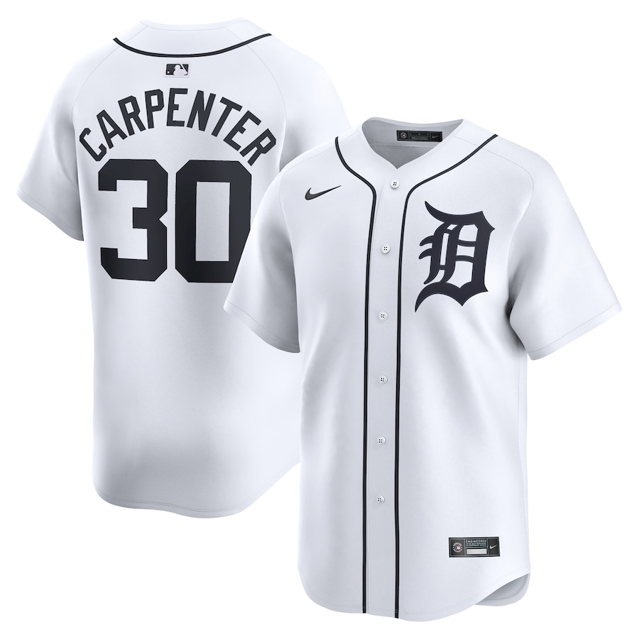 Kerry Carpenter Detroit Tigers Home Limited Player Jersey White