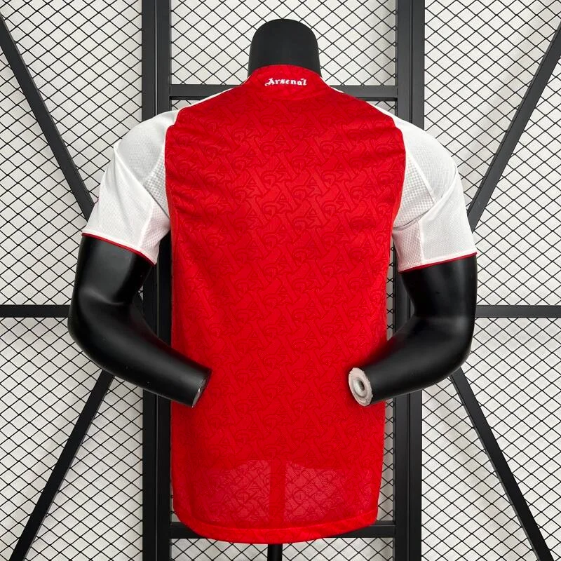 2025/2026 Premier League Arsenal Team Home Football Jersey Player Version