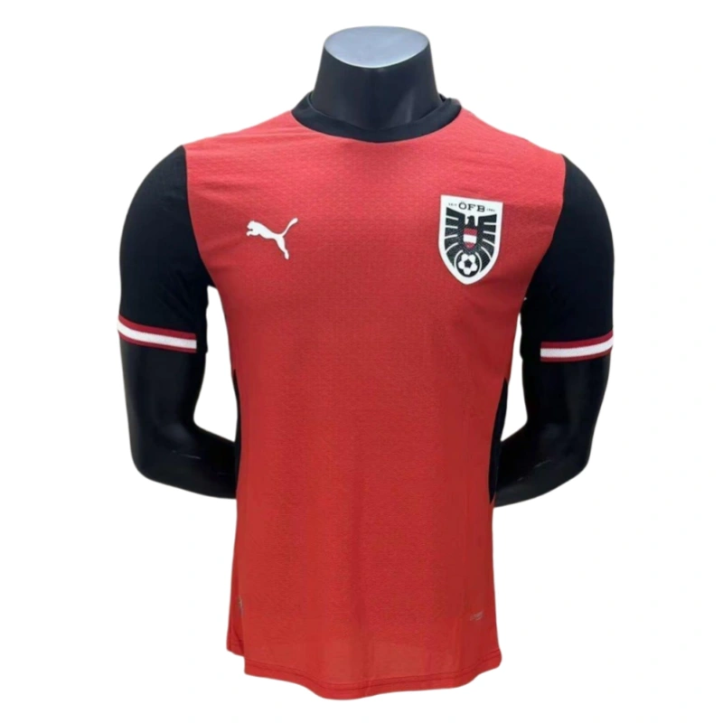 World Cup 2026 Austria Team Home Football Jersey Player Version - JerseyFun