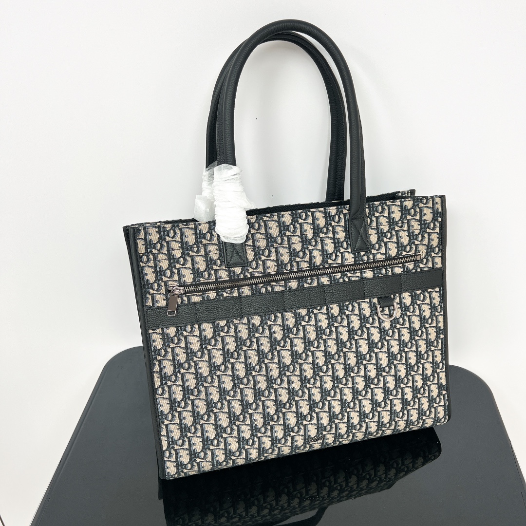 Dior Safari Series Men’s Monogram Tote Bag
