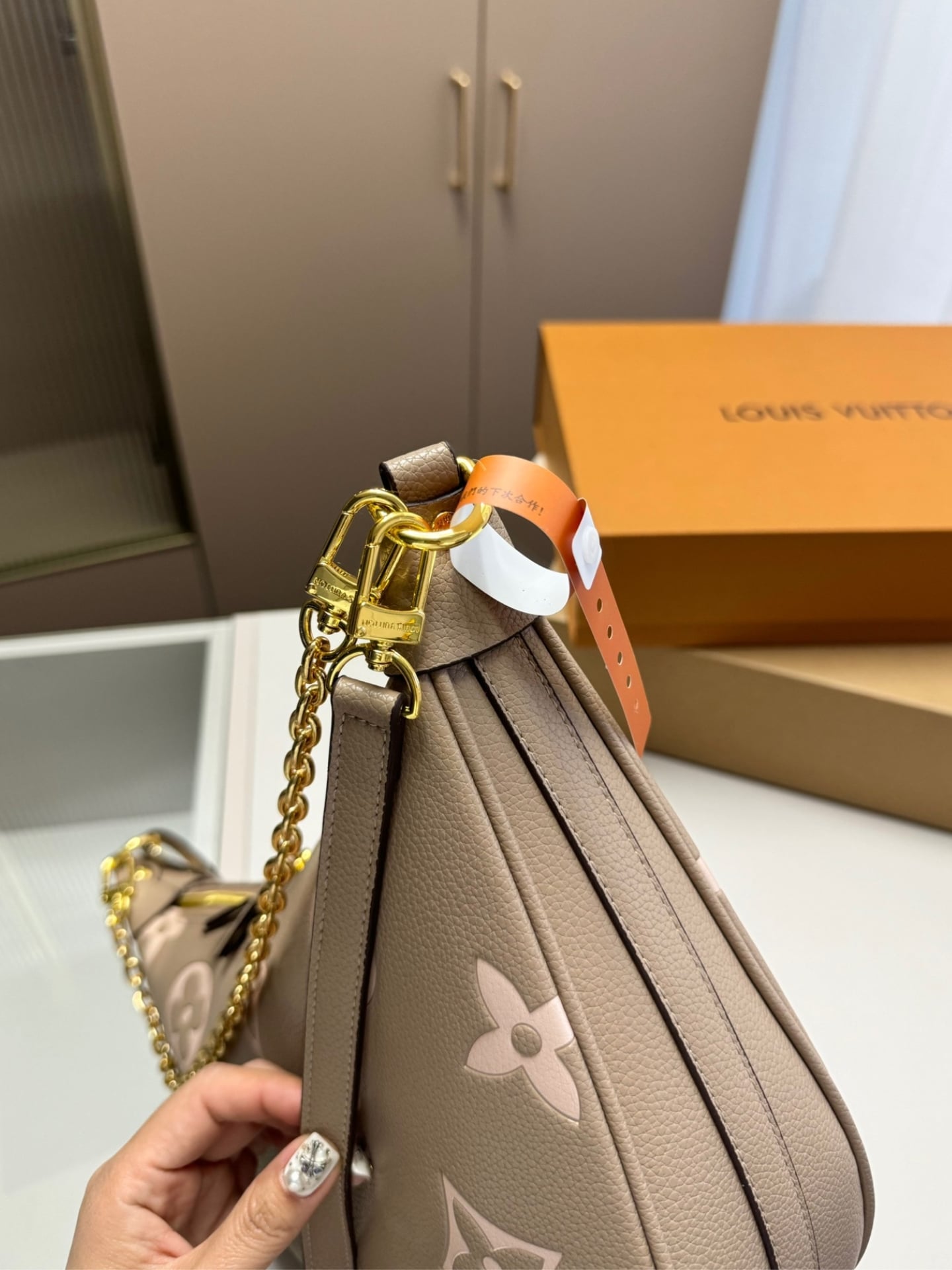 Louis Vuitton Loop Hobo Dove Gray 32Cm M46738
