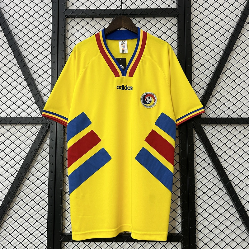 Retro 1994 Romania Home Football jersey retro