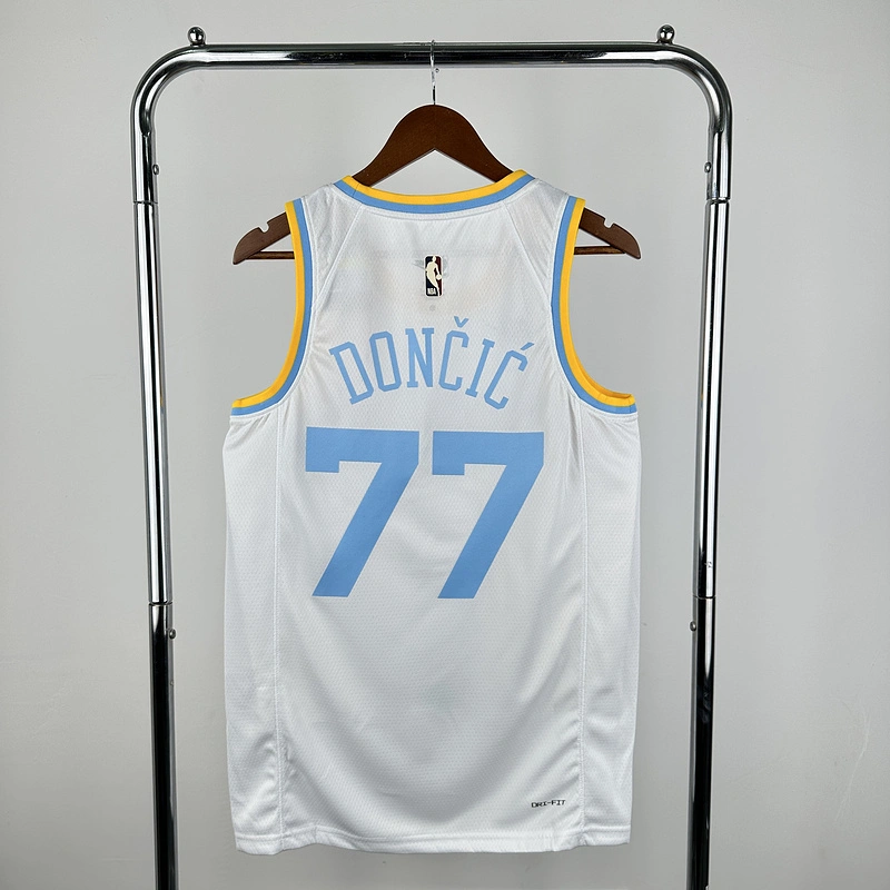 2023 NBA Lakers 77 DONCIC Basketball Jersey