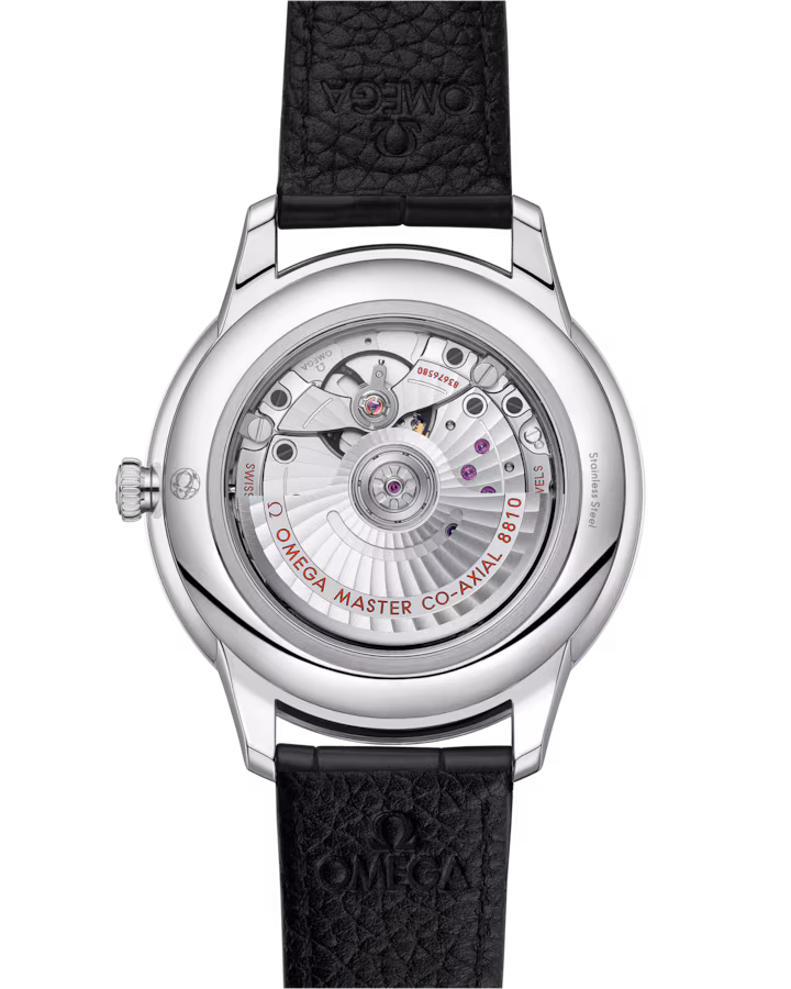 Omega De Ville Prestige 41mm Pink Dial Stainless Steel Strap 434.13.41.21.10.001
