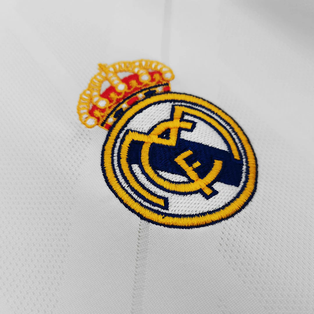 SERGIO RAMOS #4 Retro 2017/18 Real Madrid Home Long Sleeve Soccer Jersey