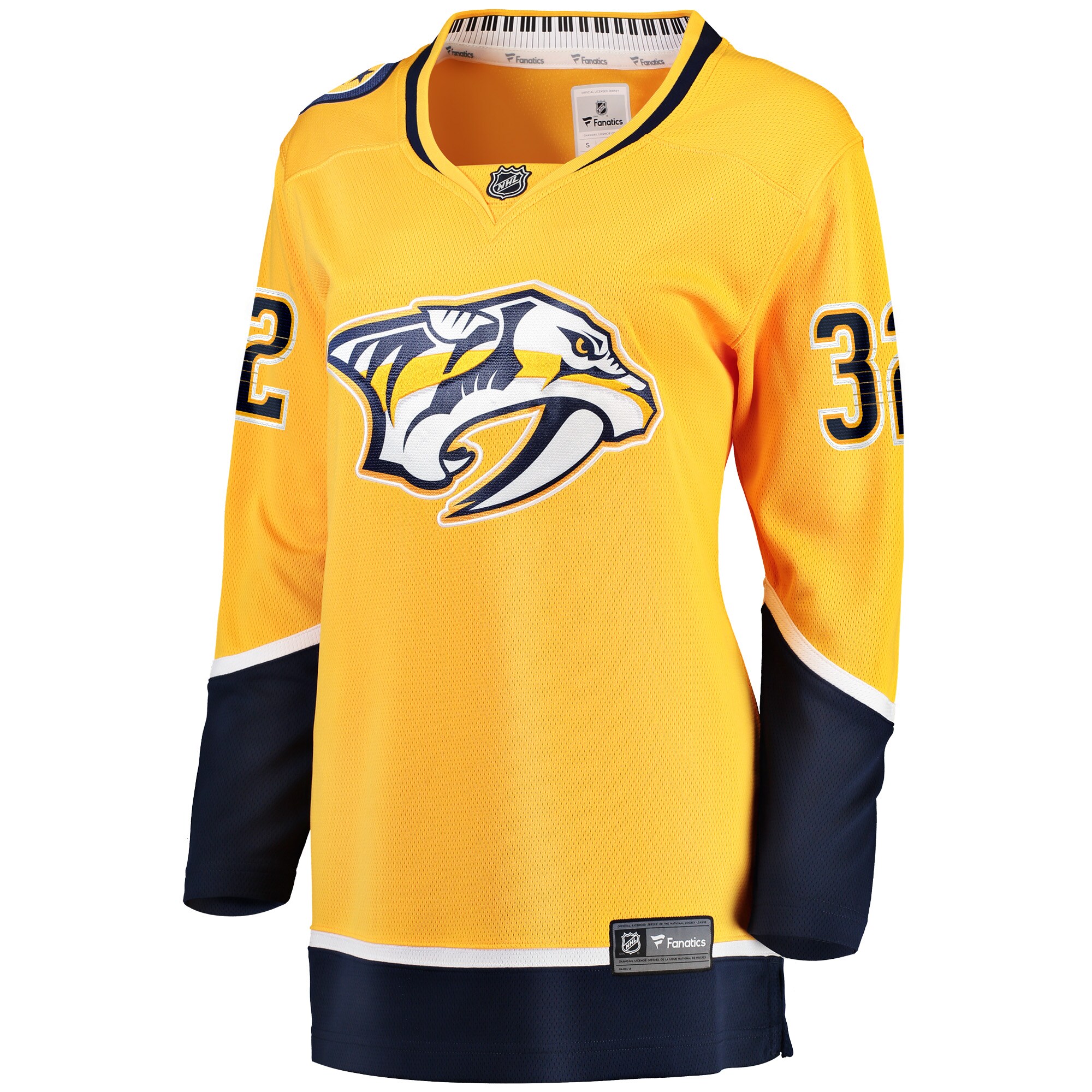 Kevin Lankinen Nashville Predators Fanatics Women’s Home Breakaway Player Jersey – Gold