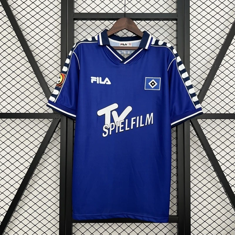 Retro 2000 Hamburger SV Blue Football jersey Retro