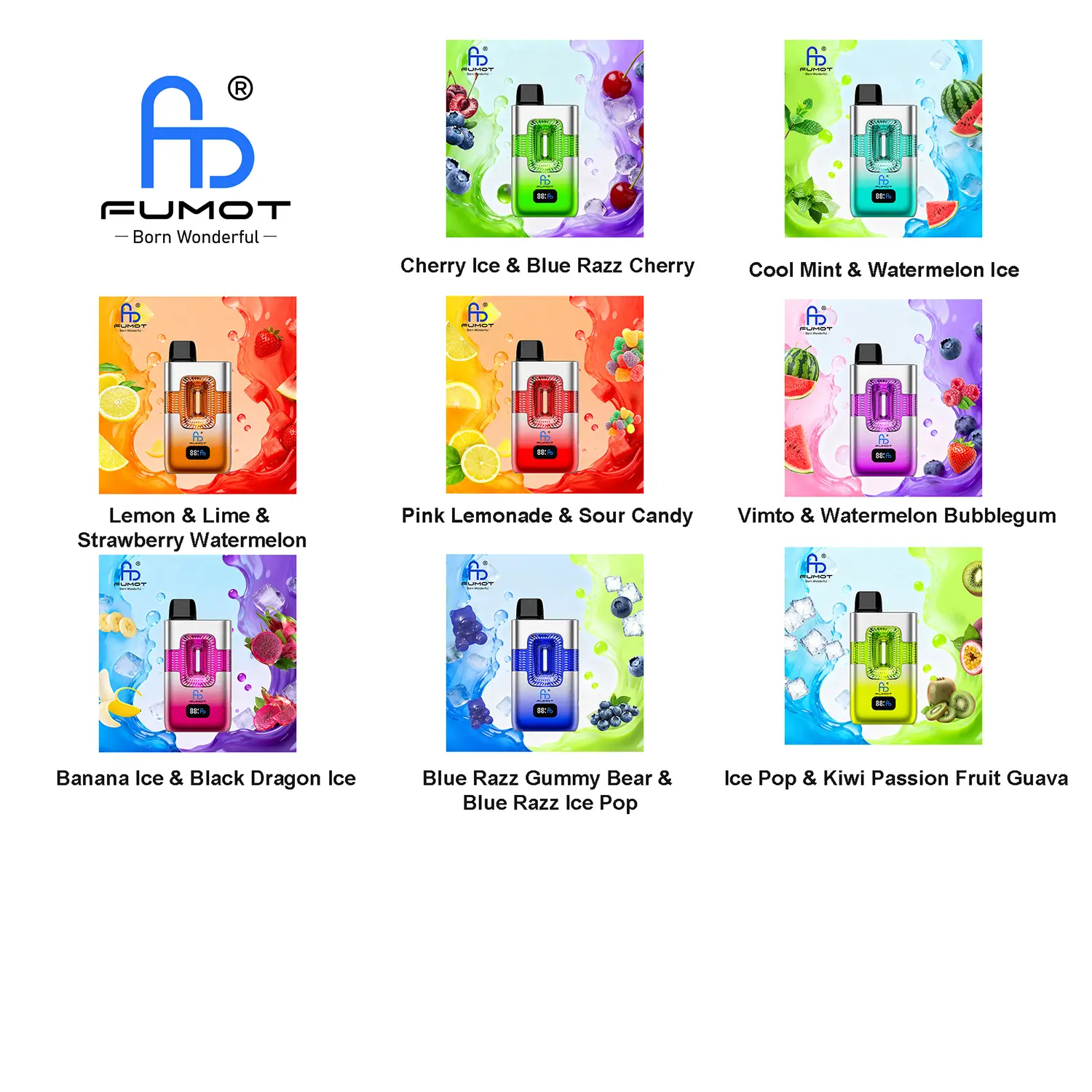Fumot 50K 2IN1 Disposable Vape - (1 Vape)