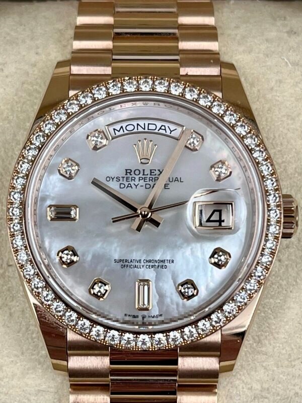 [Superclone] Rolex Day-Date 36mm Mother – Of – Pearl Dial President 128345RBR