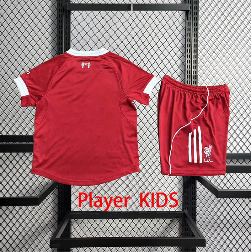 Player 2025-26 Liverpool Home Kids Football jersey