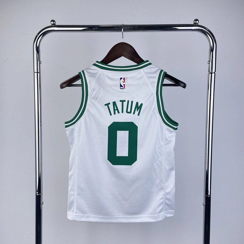 2023 NBA Boston Celtics kids 0 TATUM Basketball Jersey
