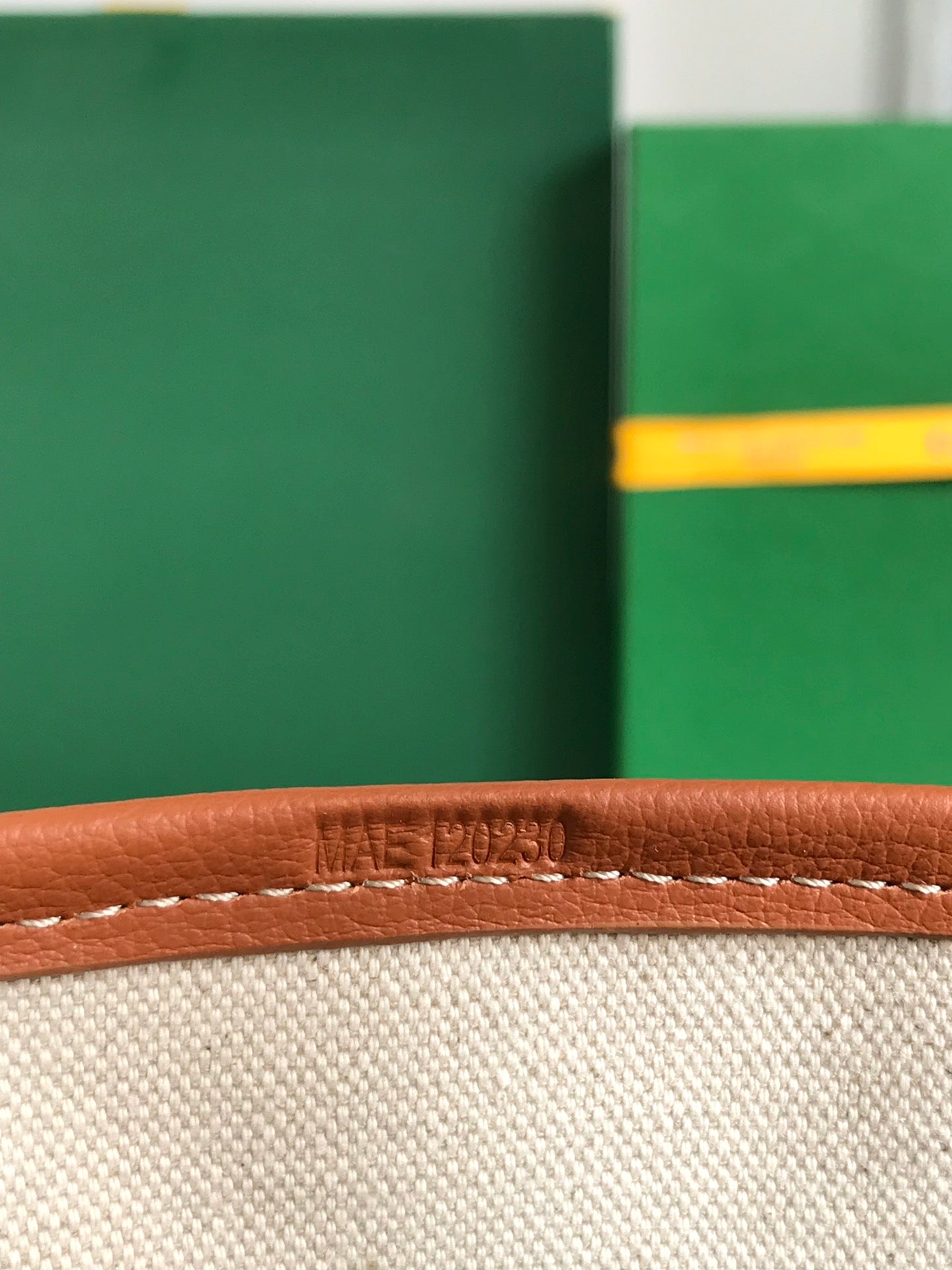 Goyard Small Belharra 24 Cm Black Goyardine Canvas And Tan Lambskin