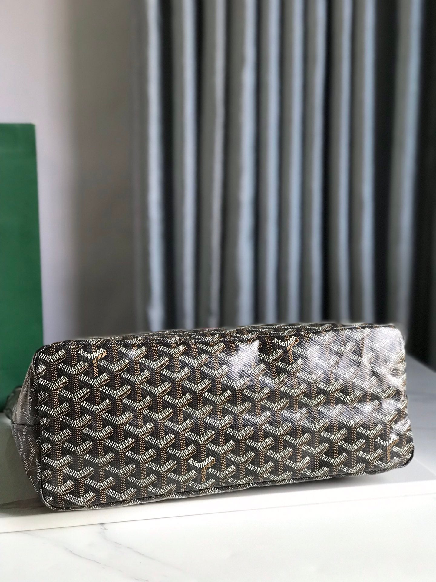Goyard Hobo Boheme 42Cm Black Canvas