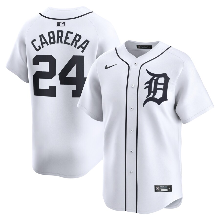 Miguel Cabrera Detroit Tigers Home Limited Player Jersey White