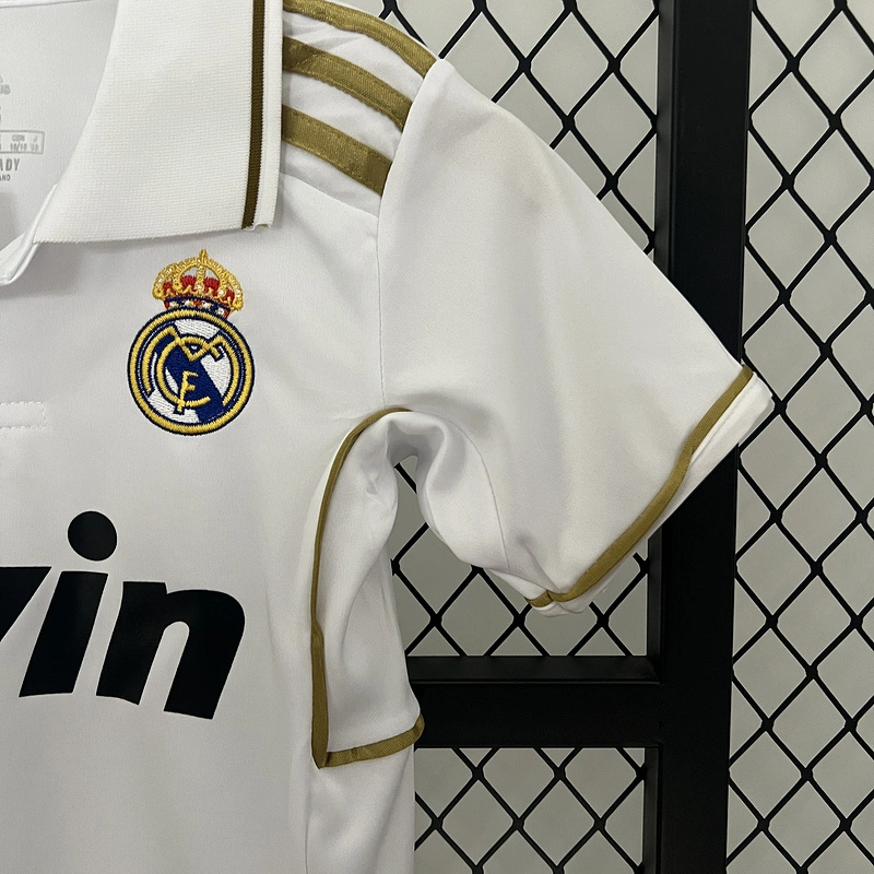 Retro Kids 2011-12 Kids Real Madrid home RONALDO Football jersey retro