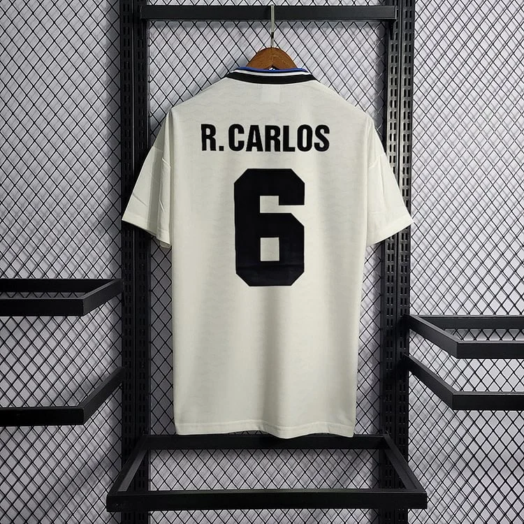 Retro 1995-96 Inter Milan Away R.CARLOS #6 Centofanti #9 Carbone #10 GANZ #23 Football jersey