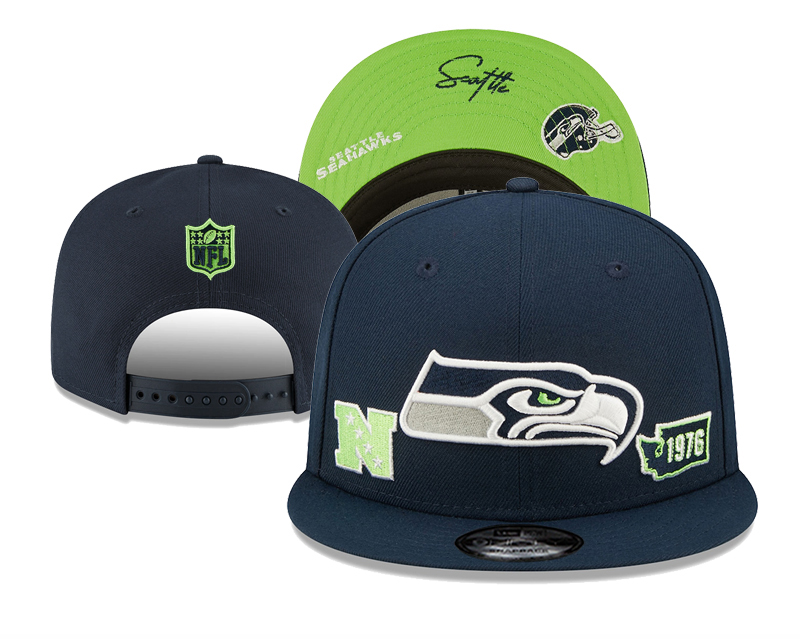 Seattle Seahawks Adjustable navy cap-1976