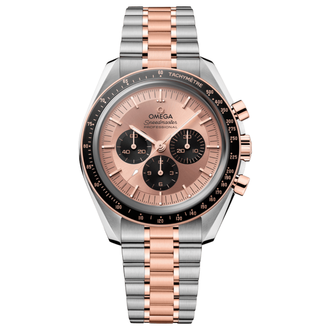 Omega Speedmaster Professional Moonwatch 42mm, Moonshine Rose Gold Case with Rose Gold-Plated Steel Bracelet
