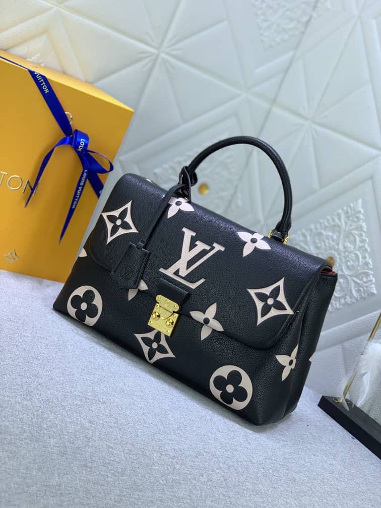 Louis Vuitton Madeleine Bb Black And Beige 24Cm M45978