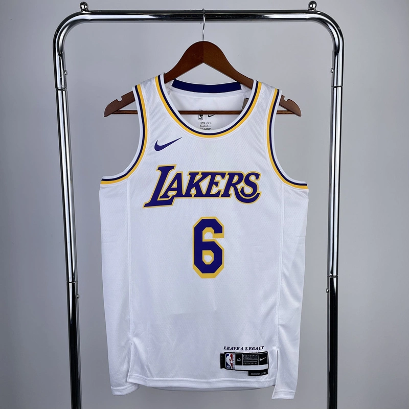 2023 NBA Lakers 6 JAMES Basketball Jersey