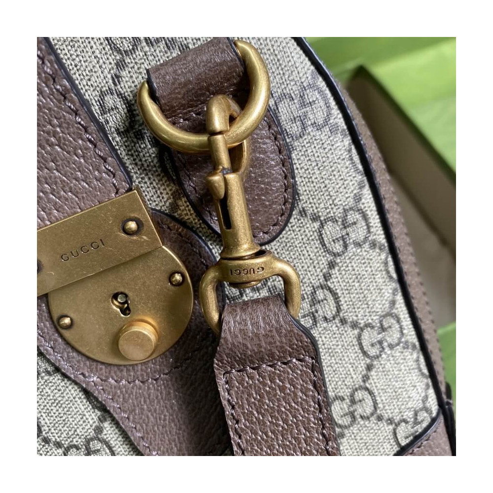 Gucci GG Small Duffel Bag With Web