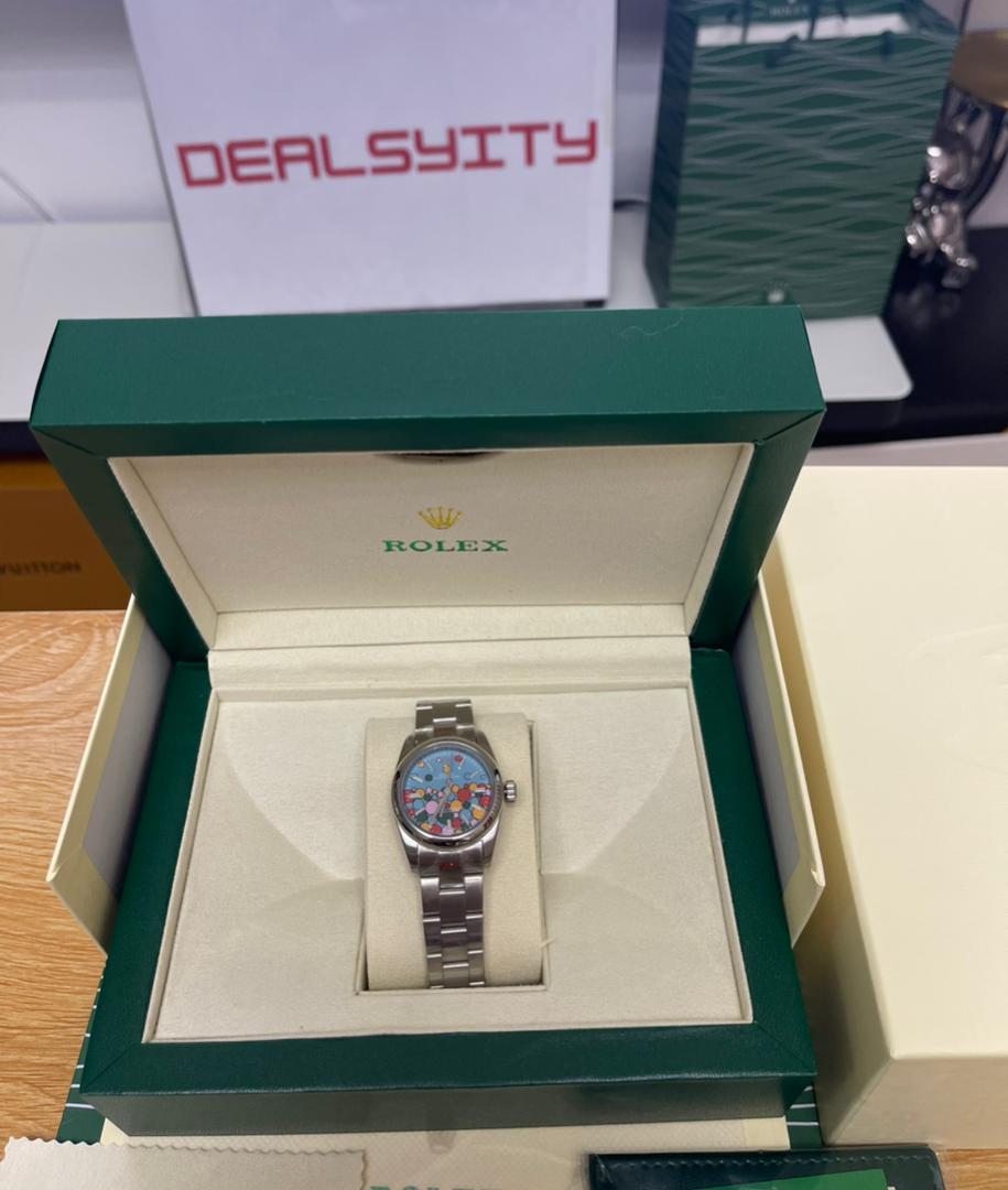 Rolex Oyster Perpetual 31 mm Turquoise blue Dial 277200