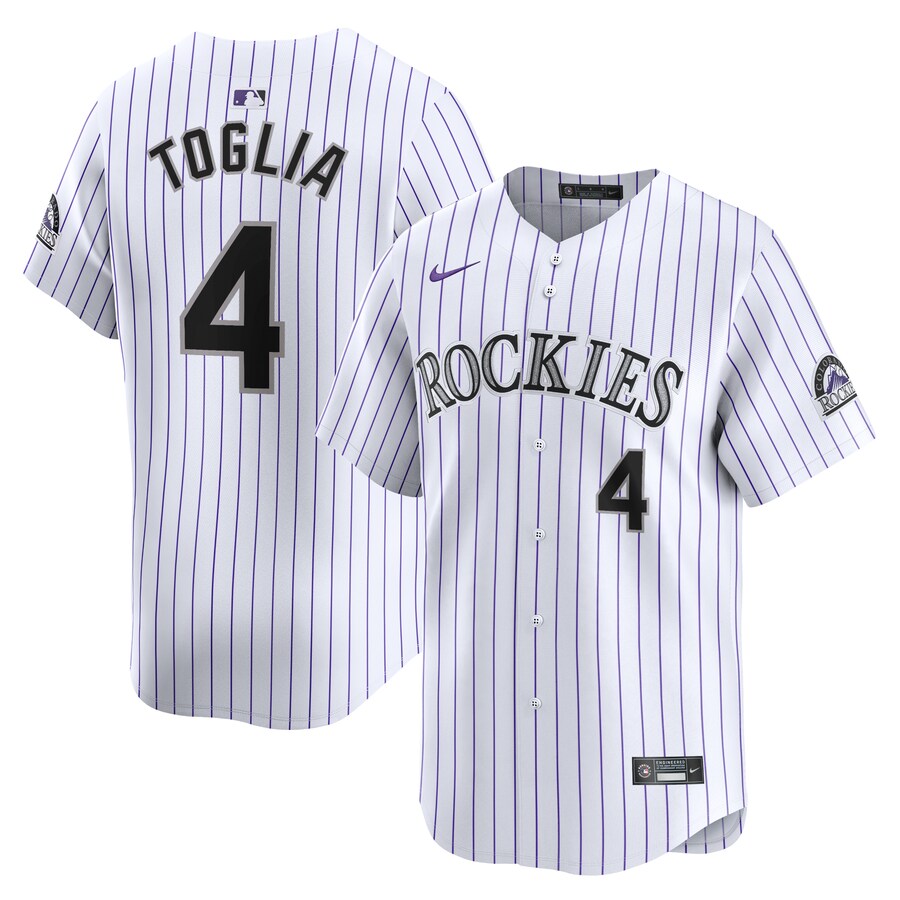 Michael Toglia Colorado Rockies Home Limited Player Jersey White