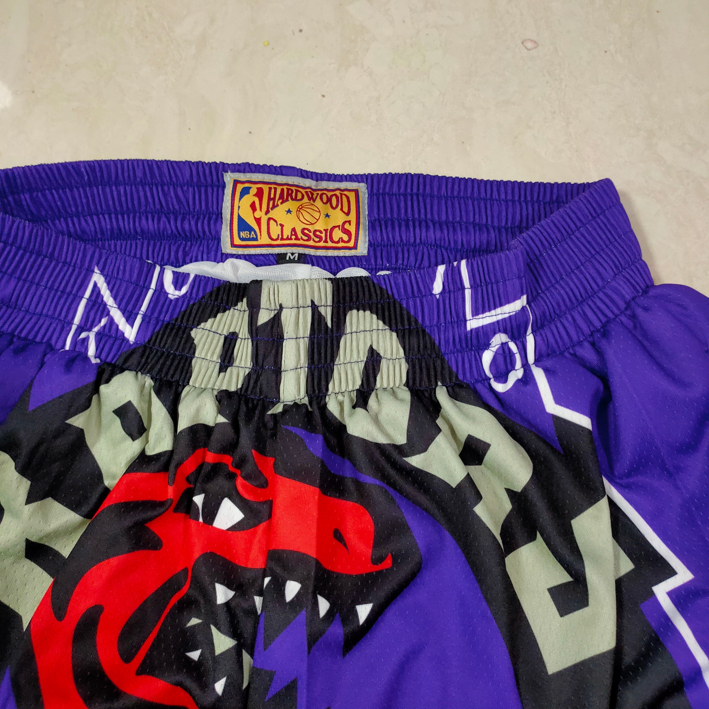 Toronto Raptors purple mitchell&ness pocket pants