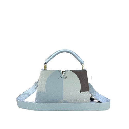 Louis Vuitton Capucines Ice Age White 31.5Cm