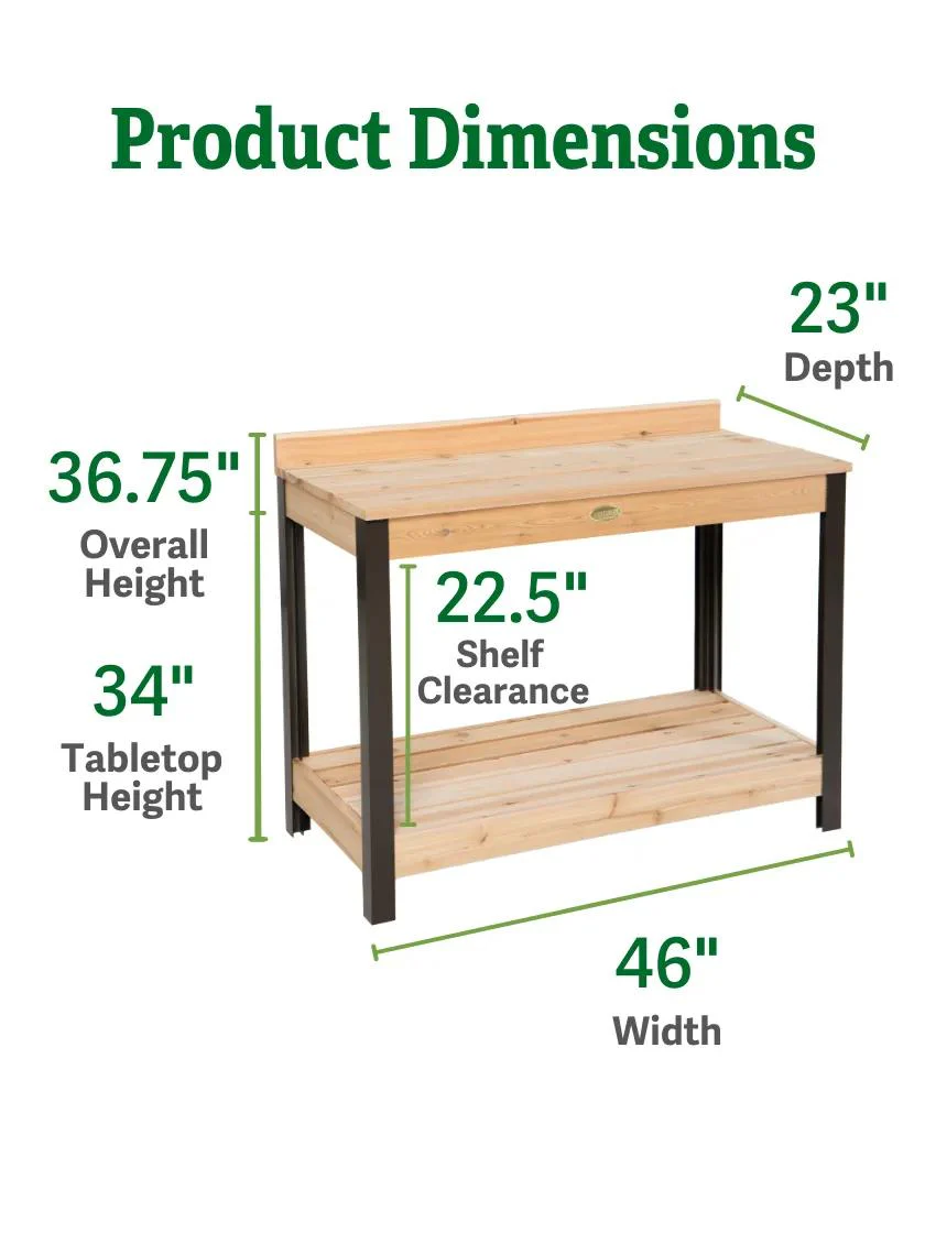 Cedar Potting Bench