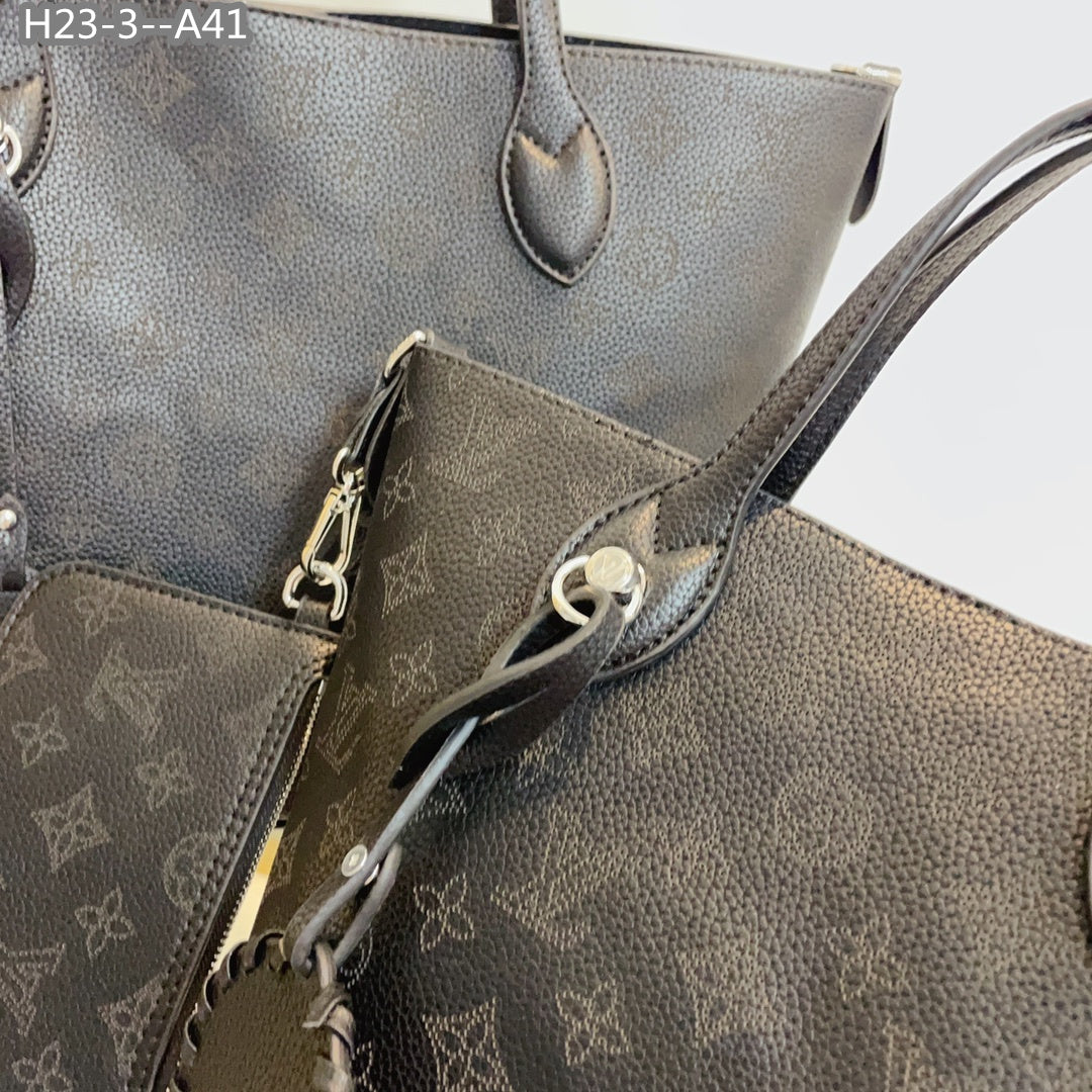 Louis Vuitton Blossom Mm Bag Black 29Cm M21851