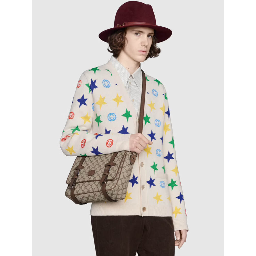 Gucci GG Messenger Bag in Brown