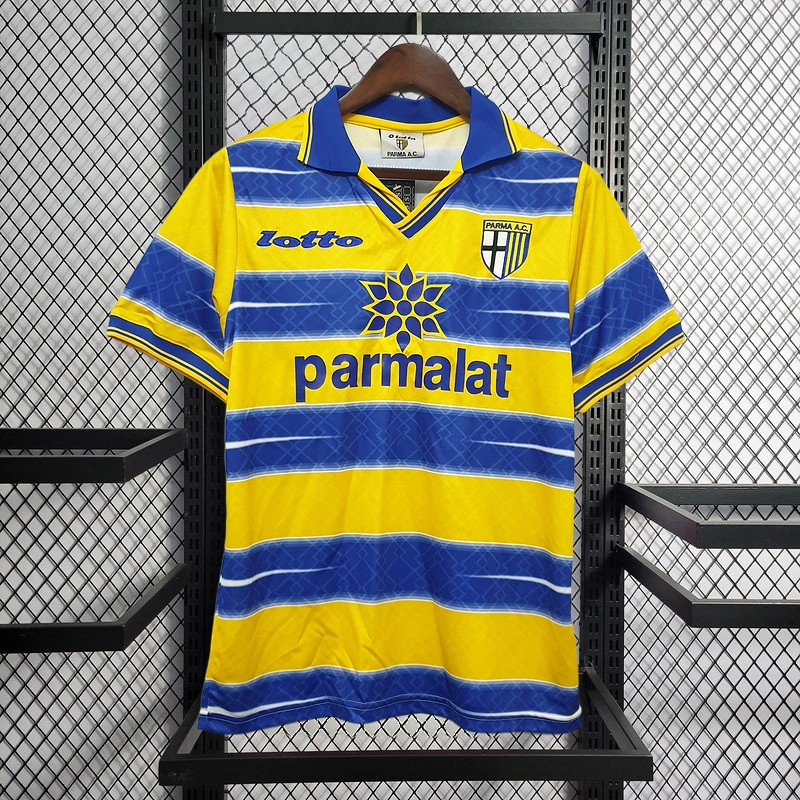 retro 1998-99 Parma Home football jersey