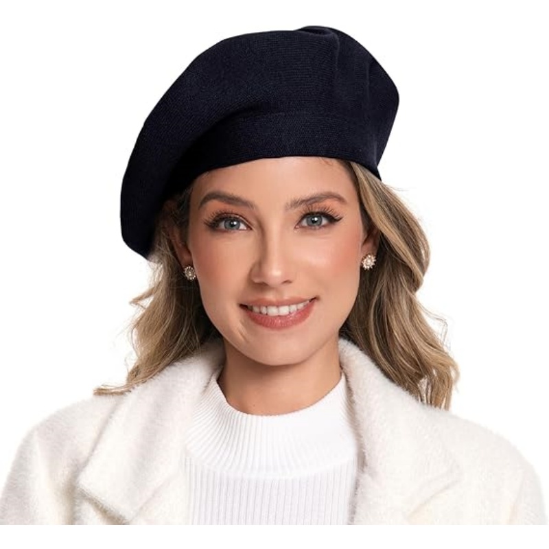 Cashmere Knitted Women Beret