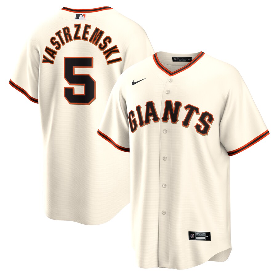 Mike Yastrzemski San Francisco Giants Home Player Jersey Cream