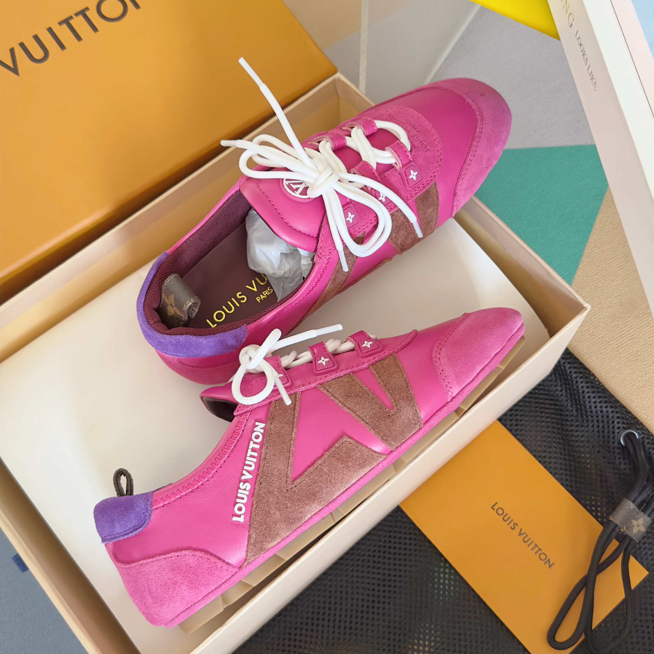 Louis Vuitton Sneakerina Pink & Purple – Women’s Ballet-Inspired Slim Sneakers