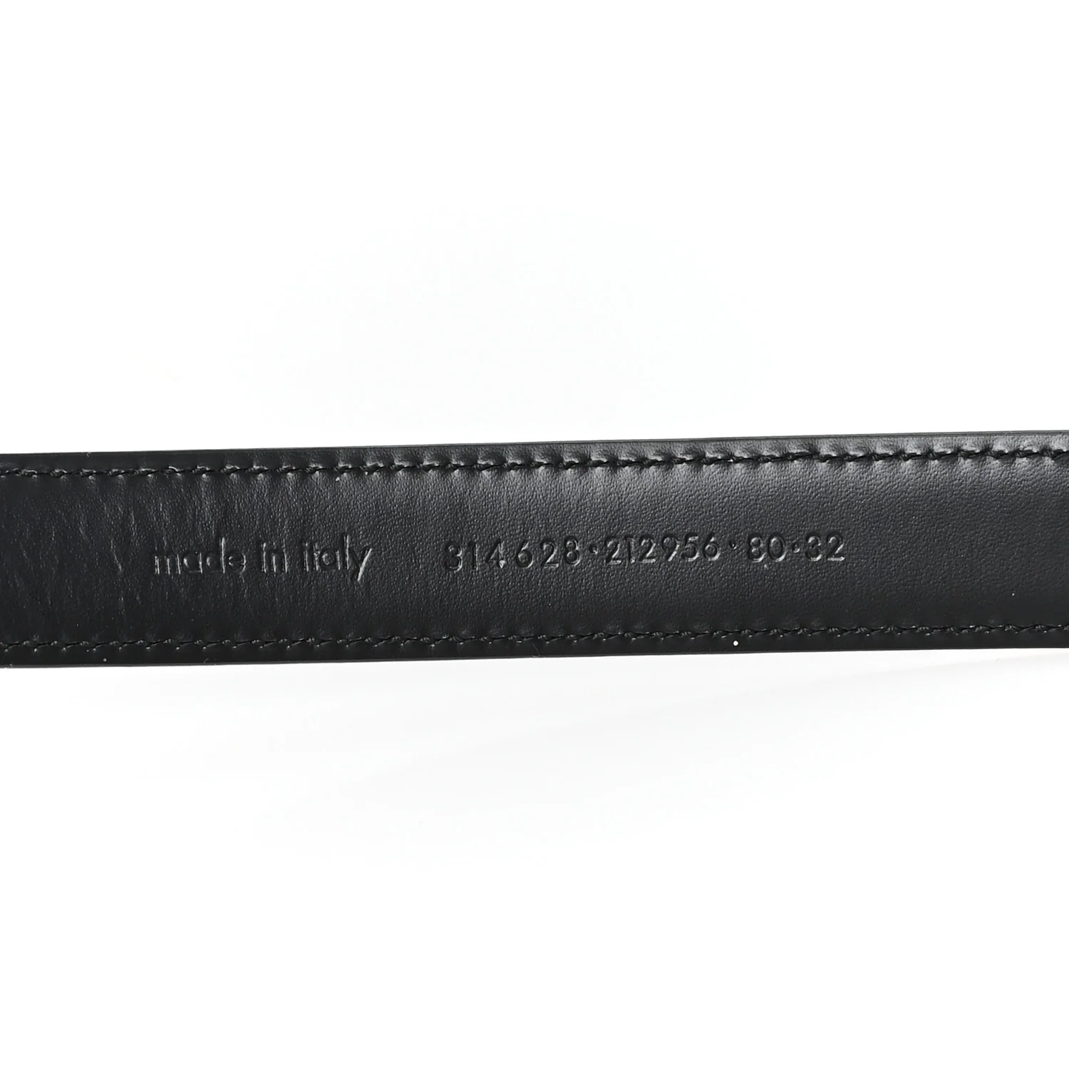 Patent Buckle Belt 80 32 Black