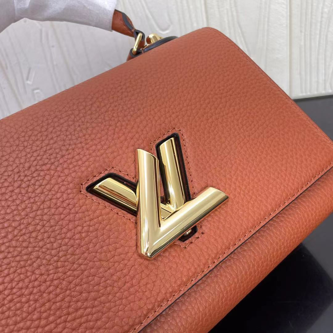 Louis Vuitton Twist One Handle Pm 25Cm Brown