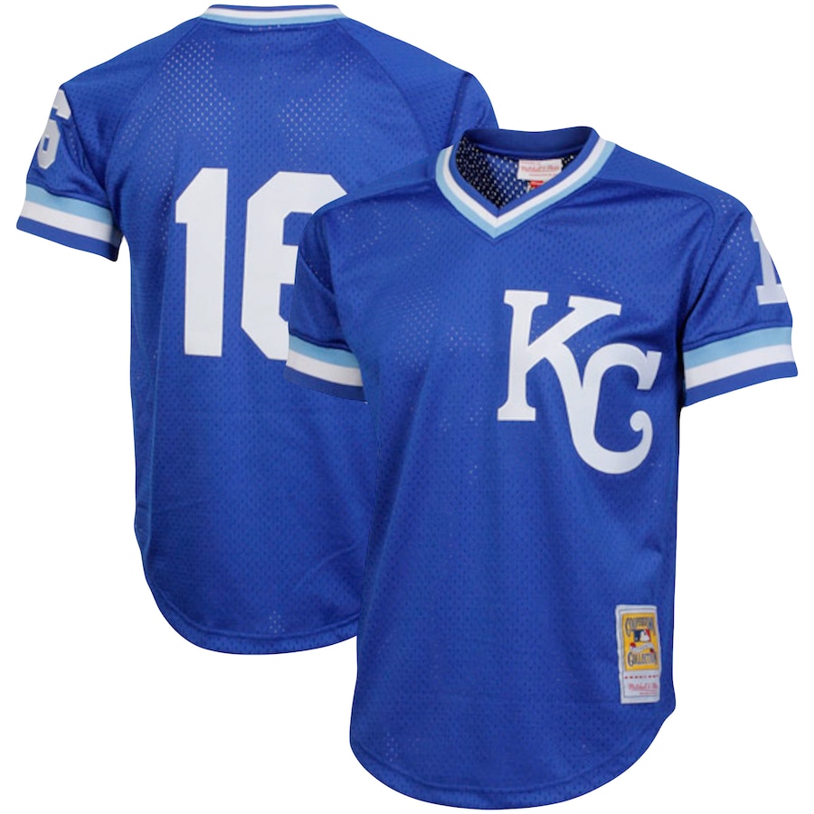 Bo Jackson Kansas City Royals Mitchell&Ness Cooperstown Collection Big&Tall Mesh Batting Practice Jersey Royal