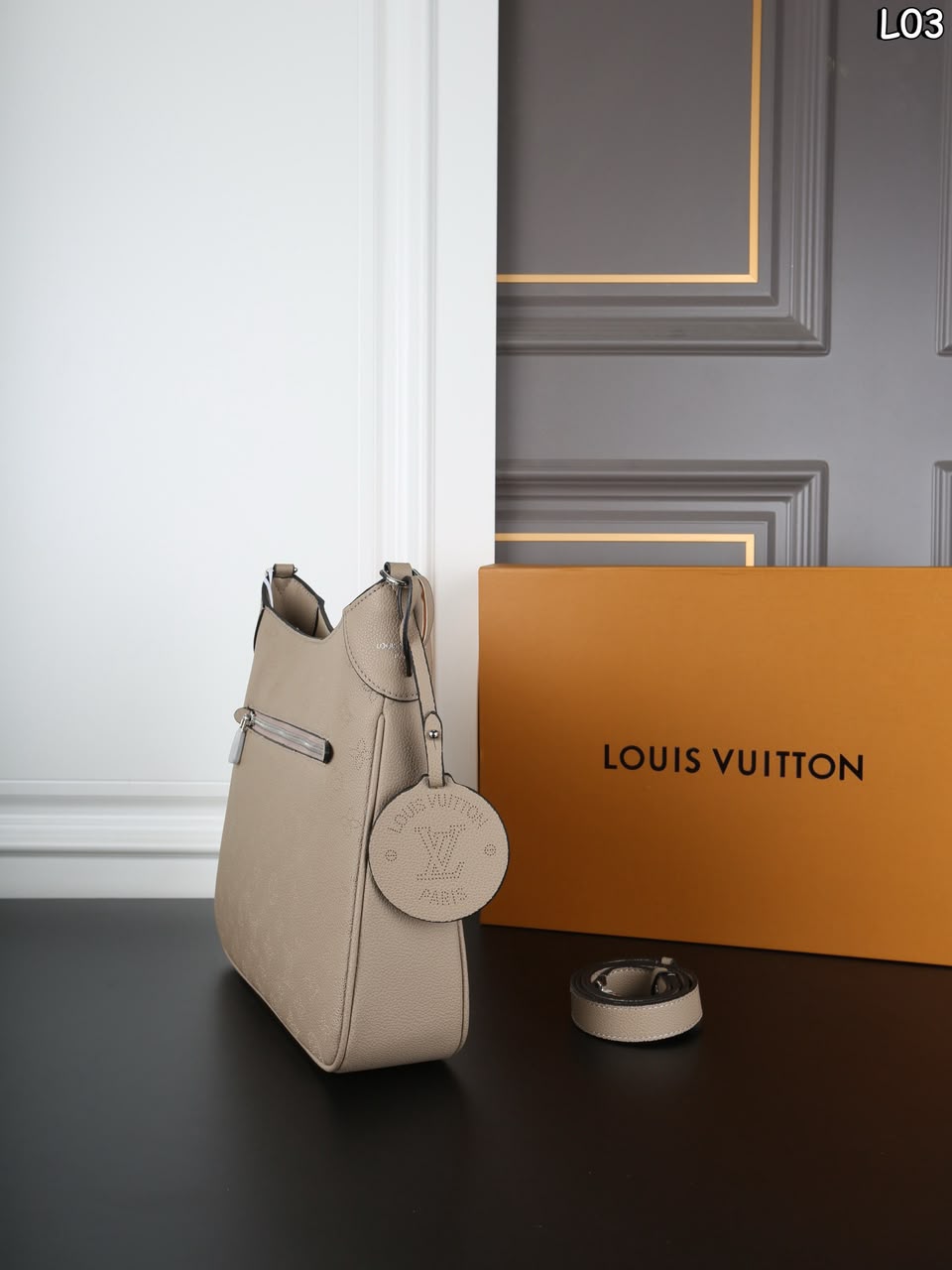 Louis Vuitton All Around PM Bag Galet Grey 25cm M27336