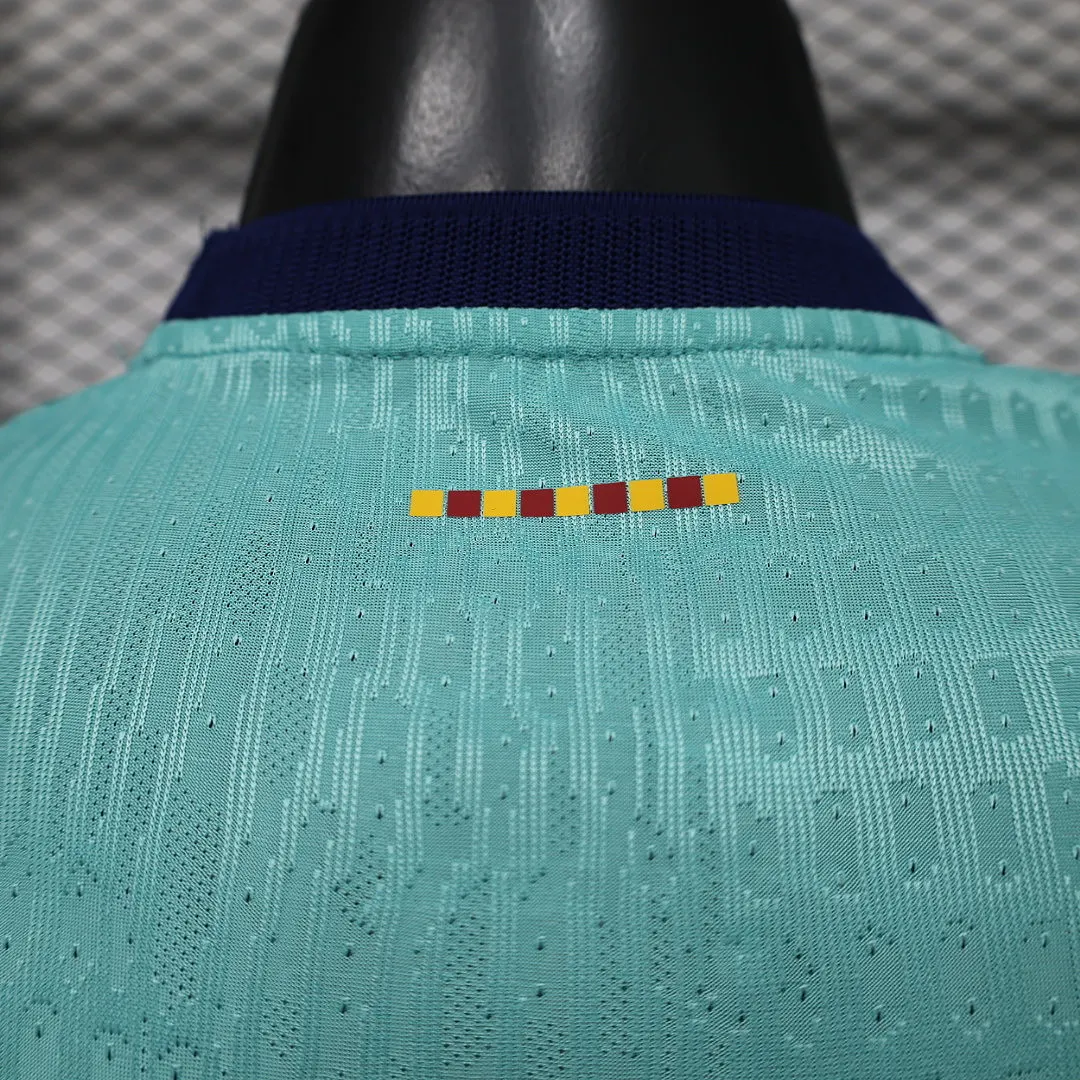2026/27 La Liga Barcelona Team 3rd Away Football Jersey Player Version Long Sleeves - JerseyFun