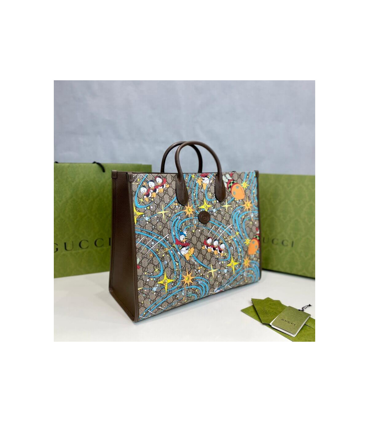 Disney x Gucci Donald Duck Tote Bag