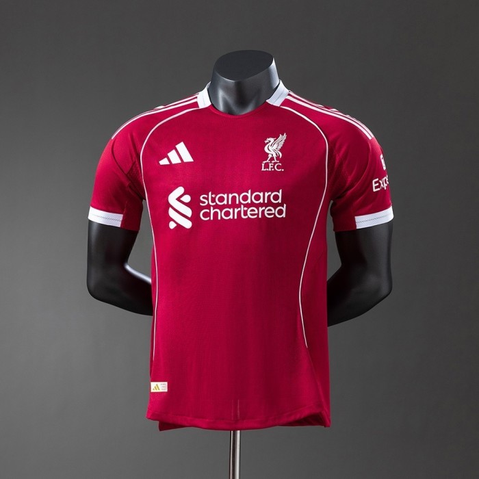 2025/2026 Premier League Liver Team Home Football Jersey Player Version