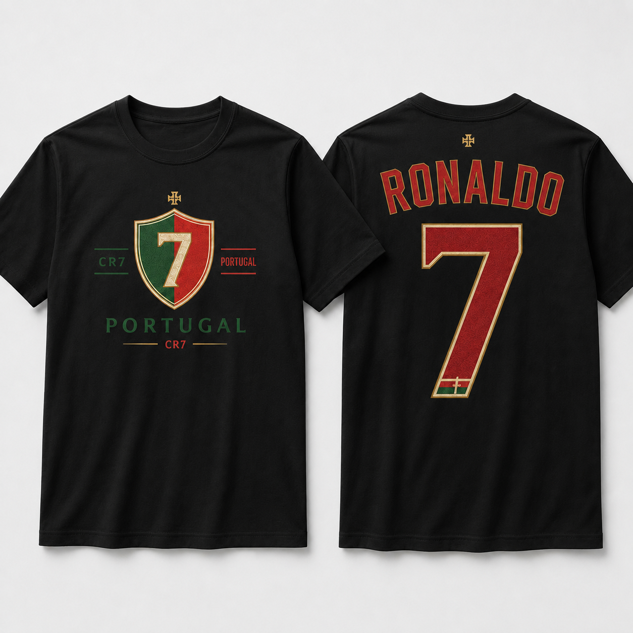 Cristiano Ronaldo Number Pure Cotton T-Shirt – Limited-Time Offer