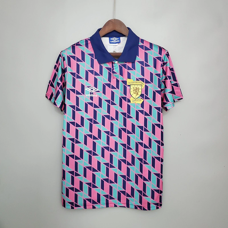 Retro 1988-89 Scotland away Football jersey retro