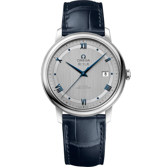 Omega De Ville Prestige 39.5mm Silver Dial Stainless Steel Strap 424.13.40.20.02.003