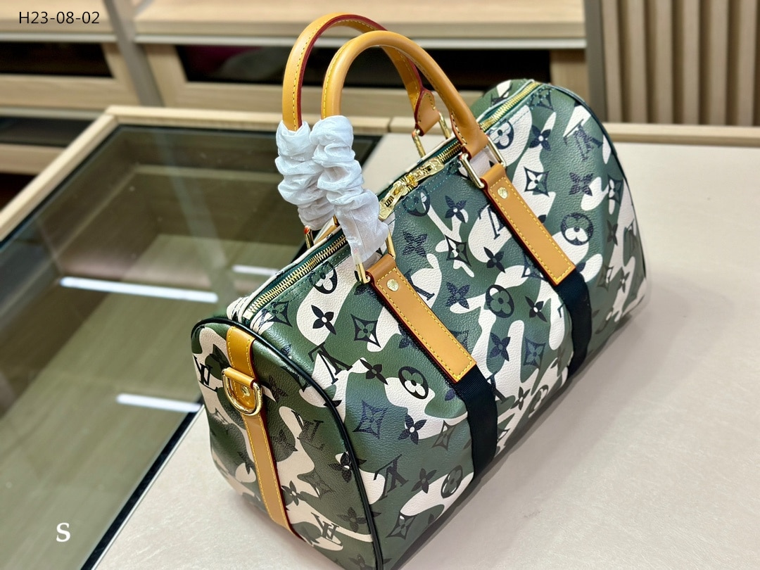 Louis Vuitton X Takashi Murakami Green Monogramouflage Coated Canvas Speedy 35Cm