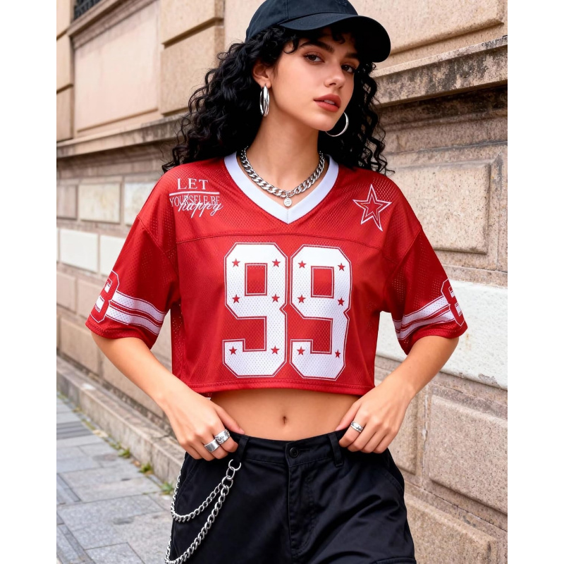 Crop Top Jersey for Women
