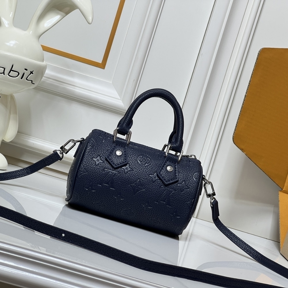 Louis Vuitton Nano Speedy Shimmery Ink 16Cm M26510